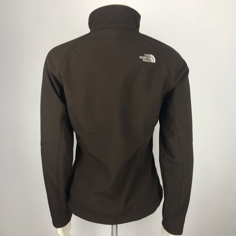 North Face Softshell Jacket Brown S - image 3